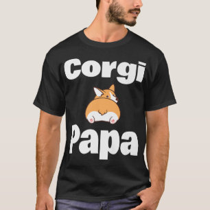 Welsh Corgi Papa Großvater Dog Owner Ani T-Shirt