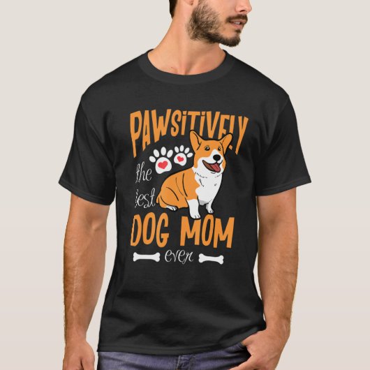 Welsh Corgi Paw Mutter Liebe T-Shirt (Vorderseite)