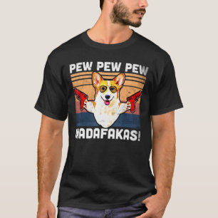 Welsh Corgi Pew Madafakas Vintag Corgi Stuffe T-Shirt