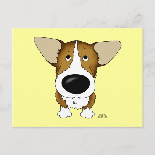 Welsh Corgi Postcard Postkarte (Vorderseite)