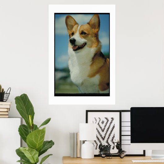 Welsh Corgi Poster (Heimbüro)