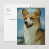 Welsh Corgi Postkarte (Vorne/Hinten)