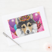 WELSH CORGI RECHTECKIGER AUFKLEBER (Umschlag)