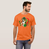 Welsh Corgi Saint Patrick's Day T-Shirt (Vorne ganz)