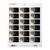 Welsh Corgi Shipping Labels Adressaufkleber (Vorne)