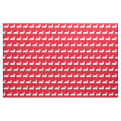 Welsh Corgi Silhouette Pet Pembroke Red Stoff (Fat Quarter (45,7 x 55,9 cm))