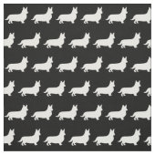 Welsh Corgi Silhouette Pet Pembroke Stoff (Muster)