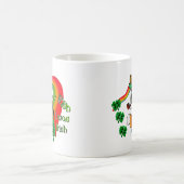 Welsh Corgi St Patricks Day Kaffeetasse (Mittel)