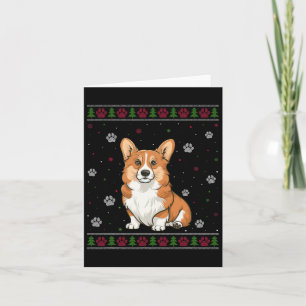 Welsh Corgi Weihnachtssüßer Xmas Haustier Hund Karte