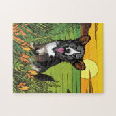 Welsh-Corgi-Welpe Puzzle (Horizontal)
