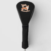 Welsh Corgi Zuhause Golf Headcover (Vorderseite)