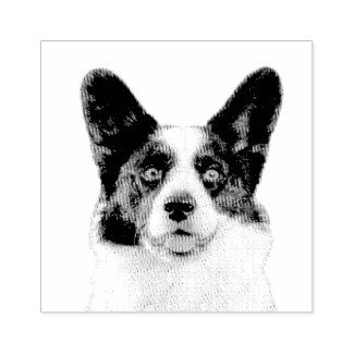 Welsh Corgie  Gummistempel
