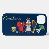 Welsh Costume, Emblems Blue iPhone 6 Xtreme Case (Rückseite (Horizontal))
