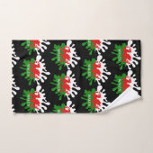 Welsh Cymru Flag Badhandtuch Set (Handtuch)