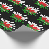 Welsh Cymru Flag Geschenkpapier (Ecke)