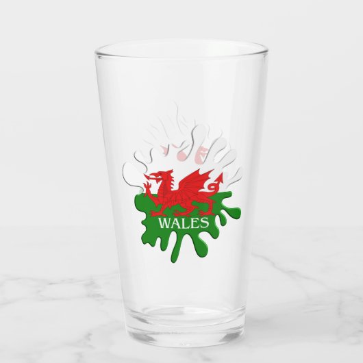Welsh Cymru Flag Glas (Rückseite)