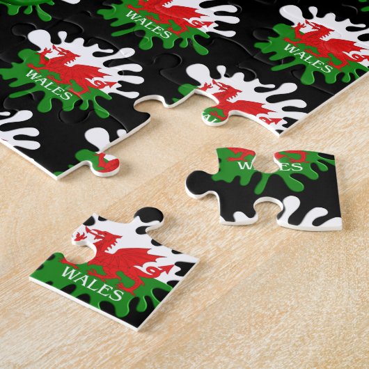 Welsh Cymru Flag Puzzle (Seite)