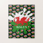 Welsh Cymru Flag Puzzle (Vertikal)