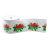 Welsh Cymru Flag Ripsband (Spule)