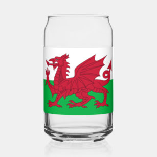 Welsh Dragon ~ Flag Wales Dosenglas