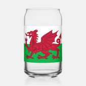 Welsh Dragon ~ Flag Wales Dosenglas (Rückseite)