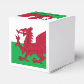 Welsh Dragon ~ Flag Wales Geschenkschachtel (Rückseite)
