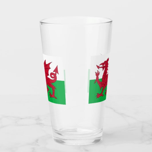 Welsh Dragon ~ Flag Wales Glas (Rechts)