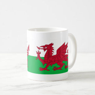 Welsh Dragon ~ Flag Wales Kaffeetasse