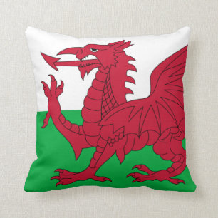 Welsh Dragon ~ Flag Wales Kissen