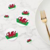 Welsh Dragon ~ Flag Wales Konfetti (Gruppe)