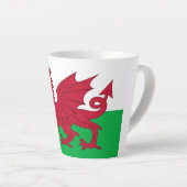 Welsh Dragon ~ Flag Wales Milchtasse (Rechte Ecke)