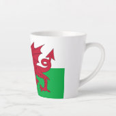 Welsh Dragon ~ Flag Wales Milchtasse (Rechts)