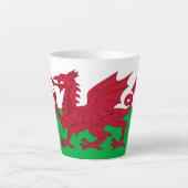 Welsh Dragon ~ Flag Wales Milchtasse (Vorderseite)