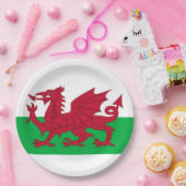 Welsh Dragon ~ Flag Wales Paper Tellers Pappteller (Party)