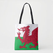 Welsh Dragon ~ Flag Wales Tasche (Vorderseite)