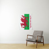 Welsh Dragon ~ Flag Wales Wandteppich (Beispiel)