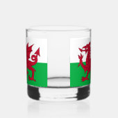 Welsh Dragon ~ Flag Wales Whiskyglas (Links)
