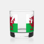 Welsh Dragon ~ Flag Wales Whiskyglas (Rechts)