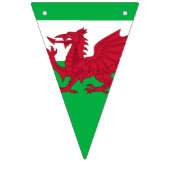 Welsh Dragon ~ Flag Wales Wimpelkette (Zweite Fahne)