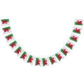 Welsh Dragon ~ Flag Wales Wimpelkette (Alle)