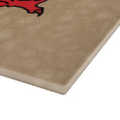 Welsh Dragon Individuelle Name und Monogram Schneidebrett (Ecke)