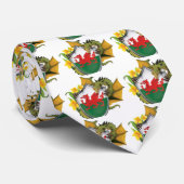 Welsh Dragon Krawatte (Gerollt)