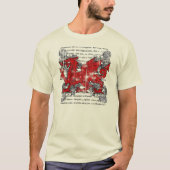 Welsh Dragon Men Dark Shirt (Vorderseite)