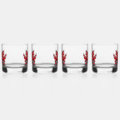 Welsh Dragon Monogram Whiskyglas (Links)