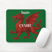   Welsh dragon Mousepad (Mit Mouse)
