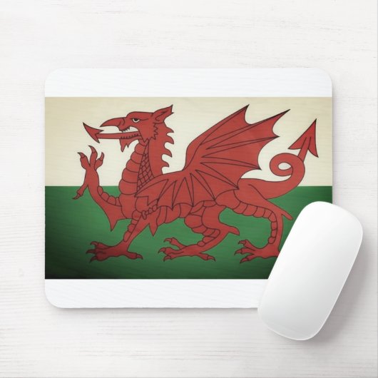 Welsh Dragon mousepad (Mit Mouse)