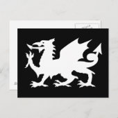 Welsh Dragon Postkarte (Vorne/Hinten)