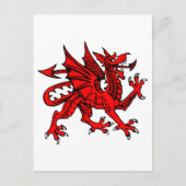Welsh Dragon Postkarte (Vorderseite)