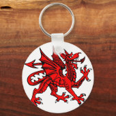 Welsh Dragon Schlüsselanhänger (Vorderseite)