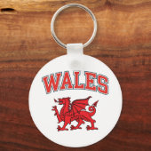 Welsh Dragon Schlüsselanhänger (Vorderseite)